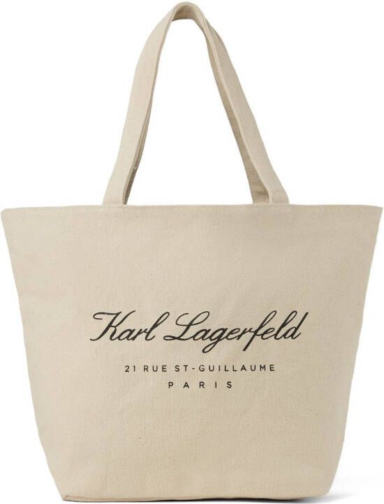 Karl Lagerfeld Hotel Karl omkeerbare shopper Zwart