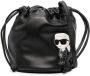 Karl Lagerfeld Ikon 2.0 bucket-tas Zwart - Thumbnail 1