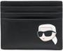 Karl Lagerfeld Ikon 2.0 pasjeshouder Zwart - Thumbnail 1