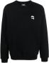 Karl Lagerfeld Ikonik sweater van biologisch katoen Zwart - Thumbnail 1