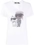 Karl Lagerfeld T-shirt met print Wit - Thumbnail 1