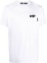 Karl Lagerfeld Ikon 2.0 T-shirt met borstzak Wit - Thumbnail 1