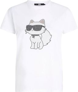 Karl Lagerfeld Ikonik 20 T-shirt Wit