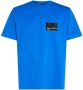 Karl Lagerfeld Jeans T-shirt met logoprint Blauw - Thumbnail 1