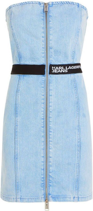 Karl Lagerfeld Jeans Denim jurk Blauw