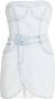 Karl Lagerfeld Jeans Denim mini-jurk Wit - Thumbnail 1