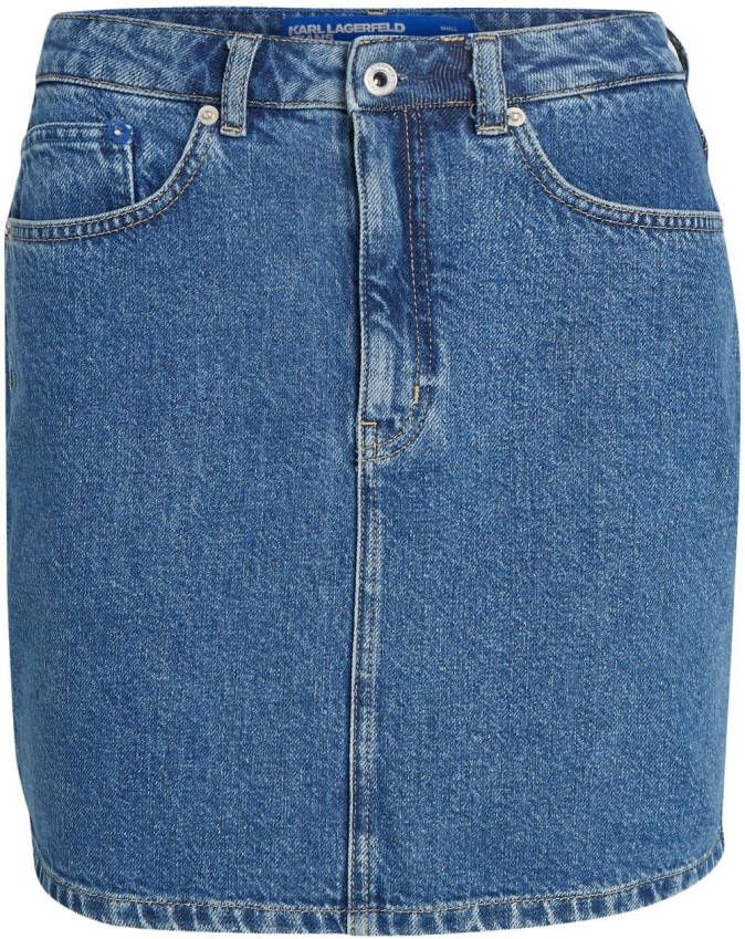 Karl Lagerfeld Jeans Denim mini-rok Blauw