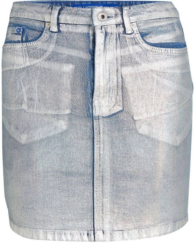 Karl Lagerfeld Jeans Denim rok Blauw
