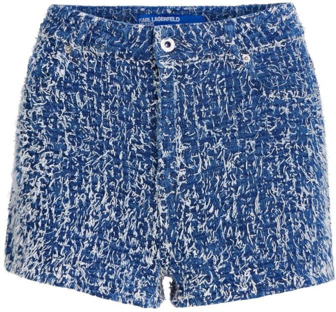 Karl Lagerfeld Jeans Denim shorts Blauw