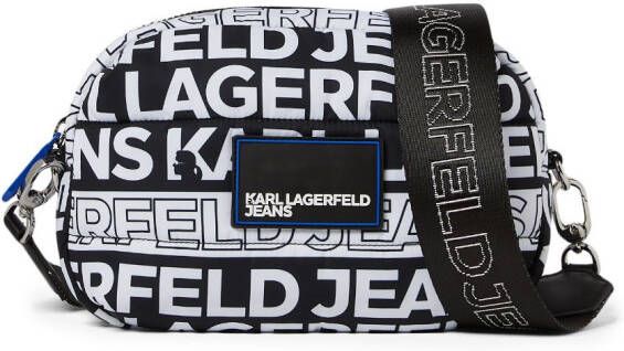 Karl Lagerfeld Jeans Gewatteerde schoudertas Zwart