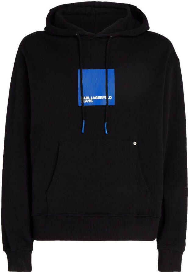 Karl Lagerfeld Jeans Archive hoodie met logoprint Zwart