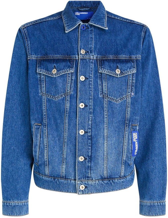 Karl Lagerfeld Jeans Denim jack Blauw