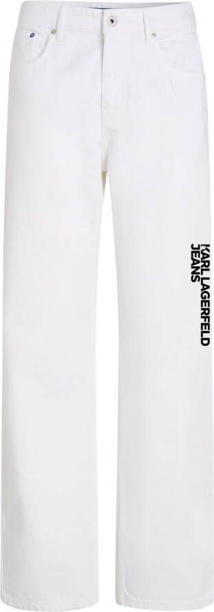 Karl Lagerfeld Jeans met logoprint Wit