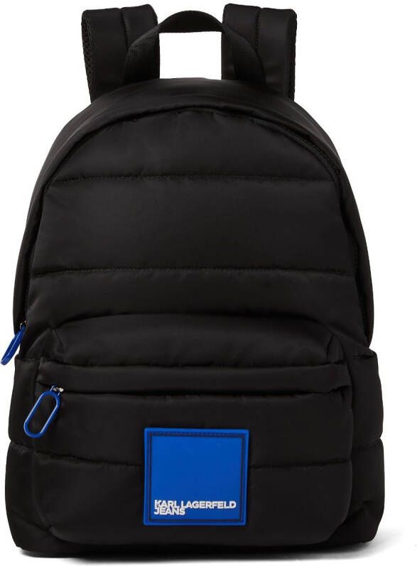 Karl Lagerfeld Jeans Rugzak met logopatch Zwart