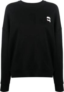 Karl Lagerfeld Katoenen sweater Zwart