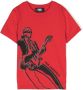 Karl Lagerfeld Kids T-shirt met grafische print Rood - Thumbnail 1