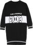 Karl Lagerfeld Kids Sweaterjurk met logoprint Zwart - Thumbnail 1