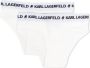 Karl Lagerfeld Kids Set van 2 slips met logoband Wit - Thumbnail 1