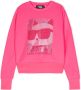 Karl Lagerfeld Kids Sweater met Choupette logo Roze - Thumbnail 1