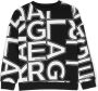 Karl Lagerfeld Kids Sweater met logoprint Zwart - Thumbnail 1