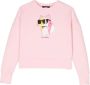 Karl Lagerfeld Kids Sweater met print Roze - Thumbnail 1