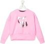 Karl Lagerfeld Kids Sweater met print Roze - Thumbnail 1