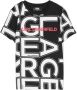 Karl Lagerfeld Kids T-shirt met logoprint Zwart - Thumbnail 1