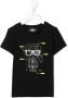 Karl Lagerfeld Kids T-shirt met patroon Zwart - Thumbnail 1