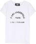 Karl Lagerfeld Kids T-shirt met print Wit - Thumbnail 1