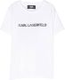 Karl Lagerfeld Kids T-shirt met print Wit - Thumbnail 1