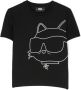 Karl Lagerfeld Kids T-shirt met print Zwart - Thumbnail 1