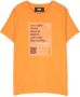 Karl Lagerfeld Kids T-shirt met tekst Oranje - Thumbnail 1