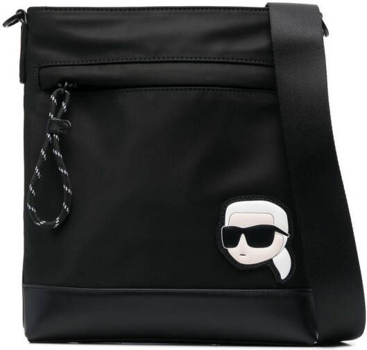Karl Lagerfeld Ikon 2.0 messengertas Zwart
