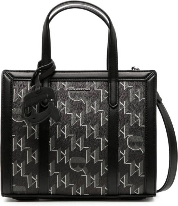 Karl Lagerfeld K Ikonik 2.0 shopper met monogram Zwart