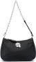 Karl Lagerfeld Ikon schoudertas met applicatie Zwart - Thumbnail 1