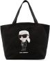 Karl Lagerfeld Ikonik shopper met logoprint Zwart - Thumbnail 1