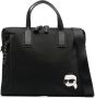 Karl Lagerfeld Ikon 2.0 aktetas Zwart - Thumbnail 1