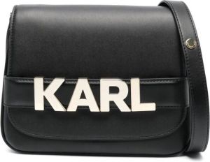 Karl Lagerfeld K Letters crossbodytas met logoplakkaat Zwart
