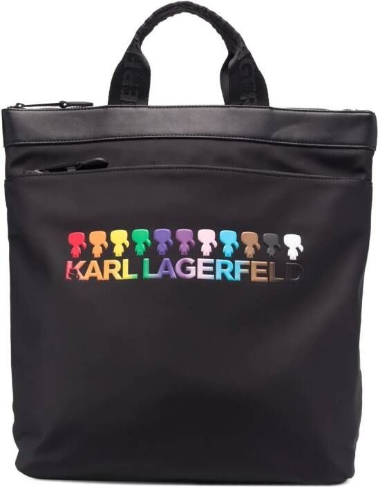 Karl Lagerfeld K Pride verstelbare rugzak Zwart