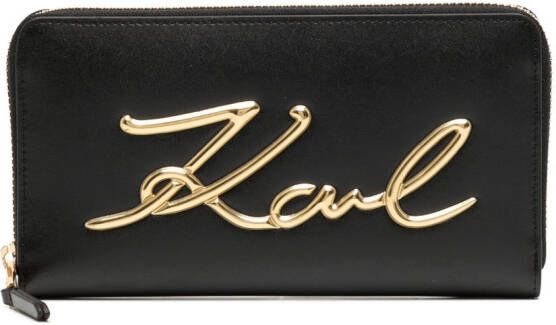 Karl Lagerfeld K Signature portemonnee Zwart