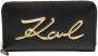 Karl Lagerfeld K Signature portemonnee Zwart - Thumbnail 1
