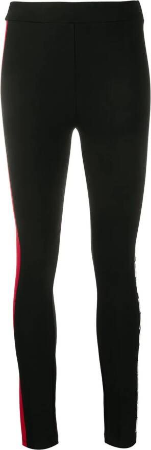 Karl Lagerfeld Legging met gestreept detail Zwart