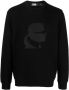 Karl Lagerfeld Sweater met logopatch Zwart - Thumbnail 1