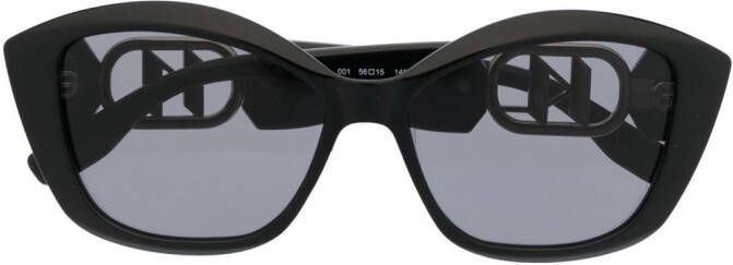 Karl Lagerfeld Zonnebril met logoplakkaat Zwart