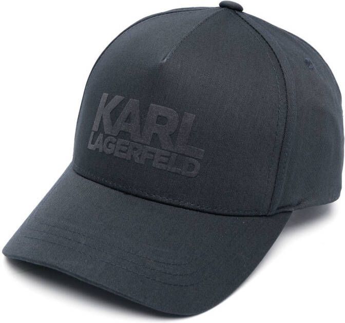 Karl Lagerfeld Pet met logoprint Blauw