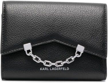 Karl Lagerfeld Portemonnee met logoprint Zwart