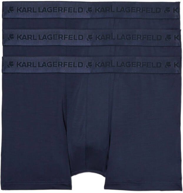 Karl Lagerfeld Boxershort met logoprint Blauw