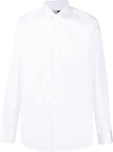 Karl Lagerfeld long-sleeve cotton shirt Wit