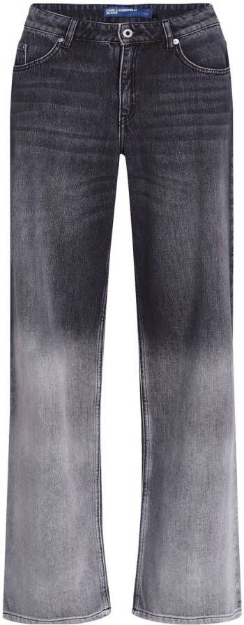 Karl Lagerfeld Jeans Mr Relaxed ombré-effect jeans Zwart