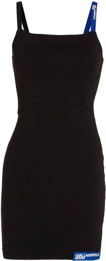 Karl Lagerfeld Jeans Jersey jurk Zwart